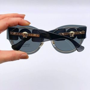 New! Authentic Versace Butterfly Dark Grey Women's Sunglasses
